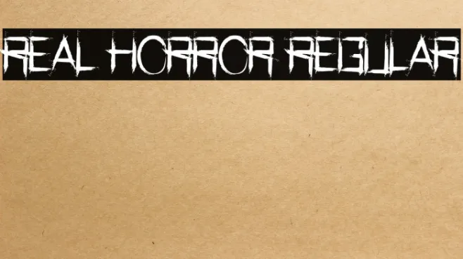 Real Horror Regular Example 2