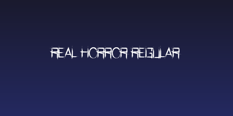 Real Horror Regular Social Header