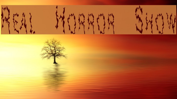 Real Horror Show Font examples