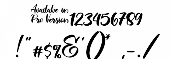 Real Ohio Font OTHER CHARS