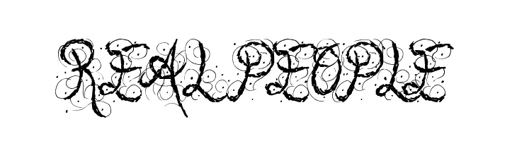 Real People Font
