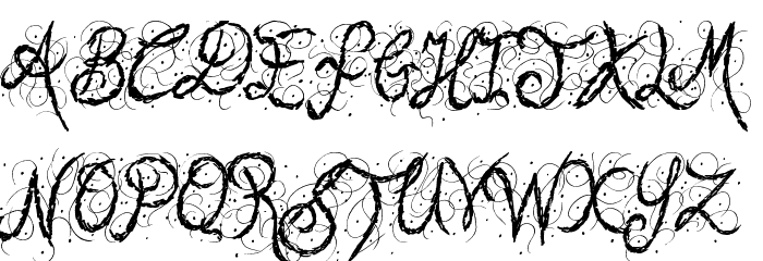 Real People Font LOWERCASE