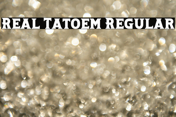 Real Tatoem Regular Example 2