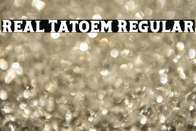 Real Tatoem Regular Example 2