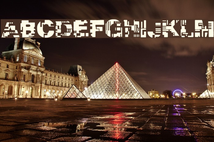 Real Tek Font examples