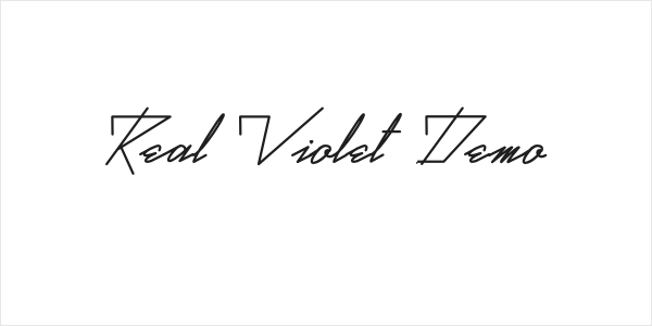 Real Violet Demo Logo