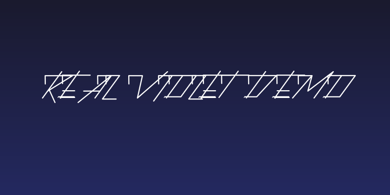 Real Violet Demo Social Header