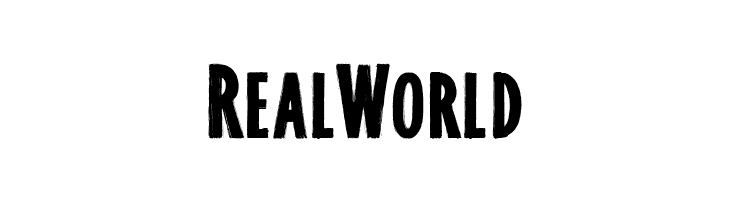 Real World  Fuentes Gratis Descargar