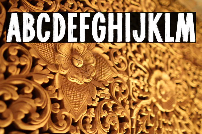 Real World Font examples