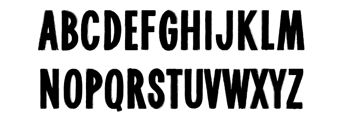 Real World Font LOWERCASE