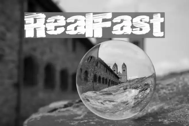 RealFast Font examples