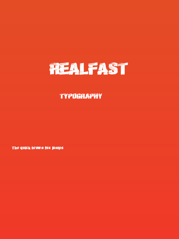 RealFast Poster