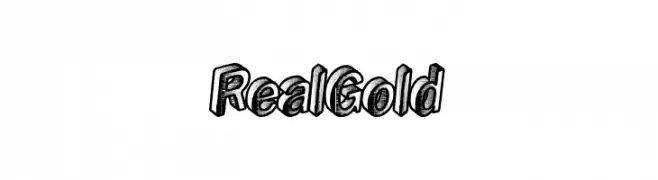 RealGold  تنزيل الخطوط