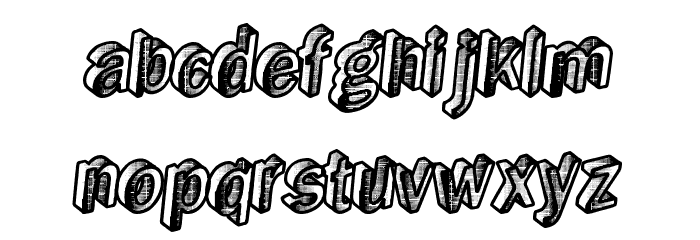 RealGold Font LOWERCASE