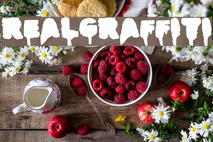 RealGraffiti Font examples
