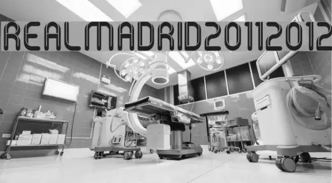 RealMadrid2011-2012 Font examples