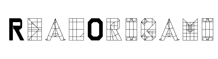 RealOrigami  font caratteri gratis