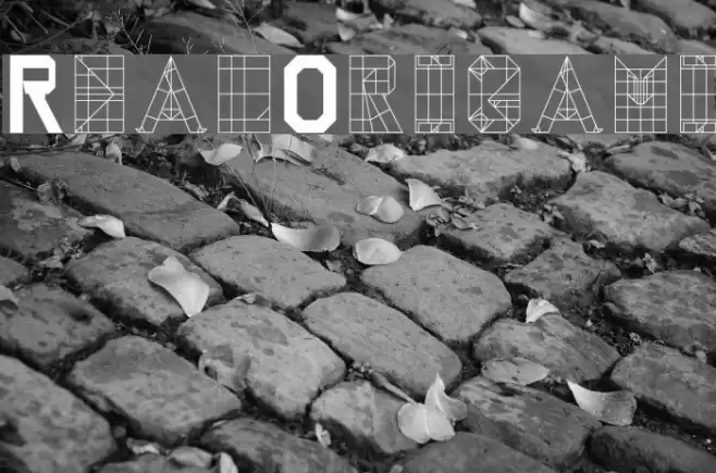 RealOrigami Шрифта examples