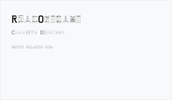 RealOrigami Business Card