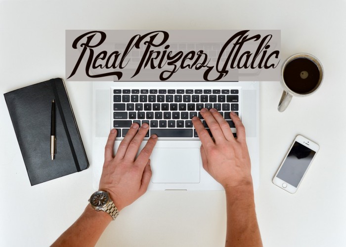RealPrizesItalic Font examples