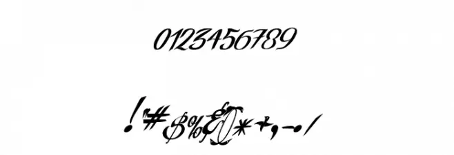 RealPrizesVeryItalic Font OTHER CHARS