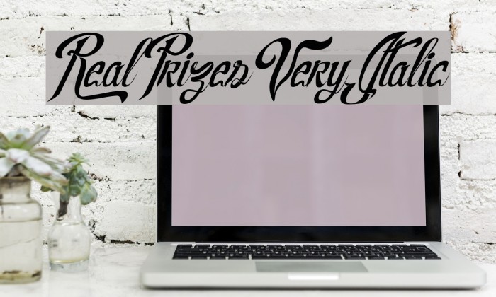 RealPrizesVeryItalic Example 1