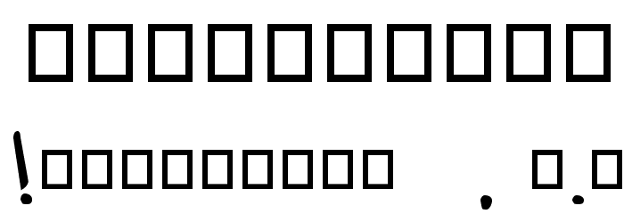 RealToyz-Regular Font OTHER CHARS