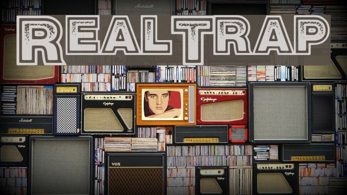 RealTrap Font examples