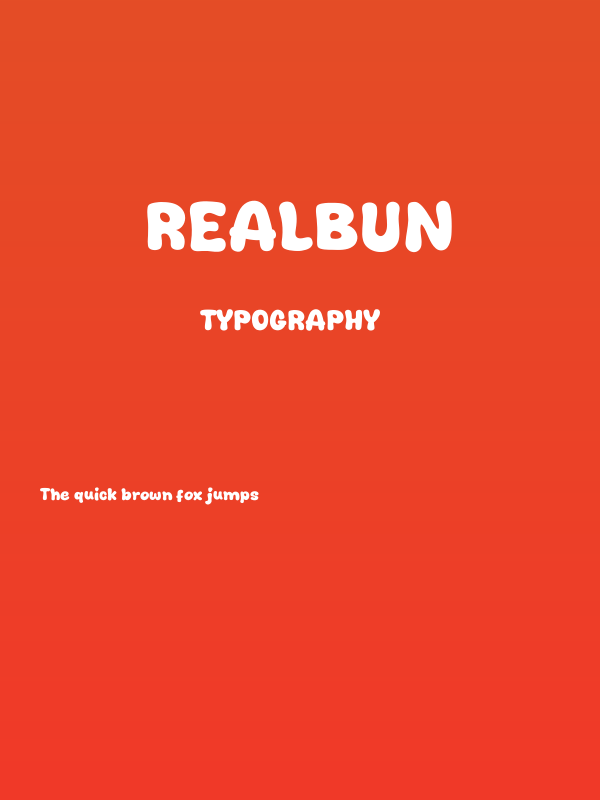 Realbun Poster