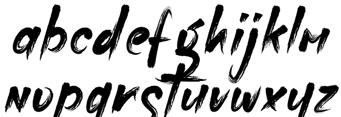 Realguy Font LOWERCASE