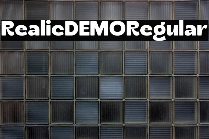 RealicDEMO Regular Example 3