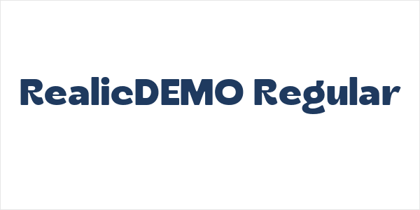 RealicDEMO Regular Logo