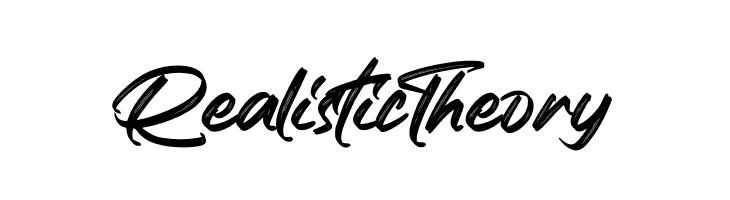Realistic Theory  les polices de caractères gratuit tlcharger