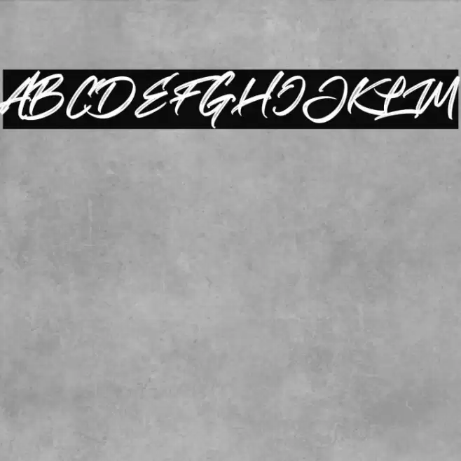 Realistic Theory Font examples