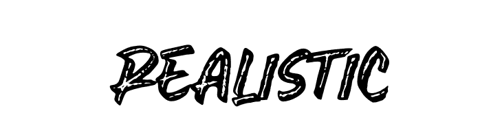 Realistic  baixar fontes gratis