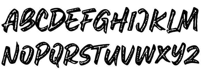 Realistic Font LOWERCASE