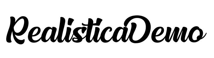 Realistica Demo  Fuentes Gratis Descargar