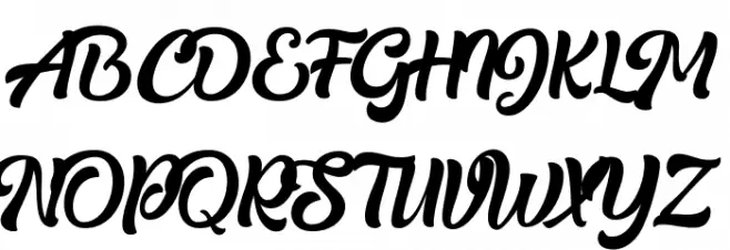 Realistica Demo Schriftart Groß