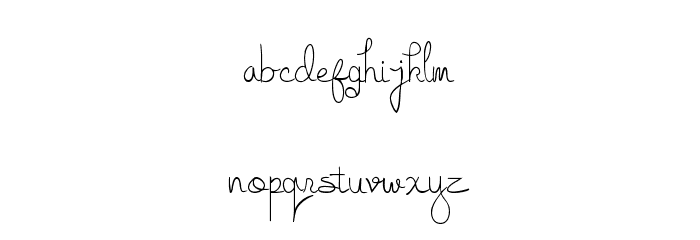 Realistik-Regular Font LOWERCASE
