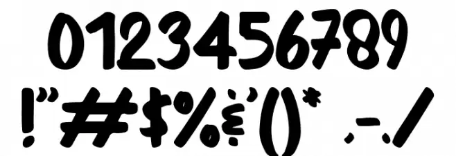 Reality Goals Font OTHER CHARS