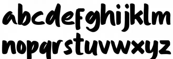 Reality Goals Font LOWERCASE