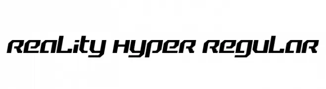 Reality Hyper Regular  لخطوط تنزيل