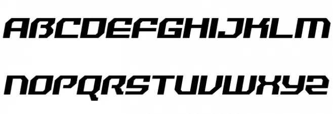 Reality Hyper Regular Schriftart Groß