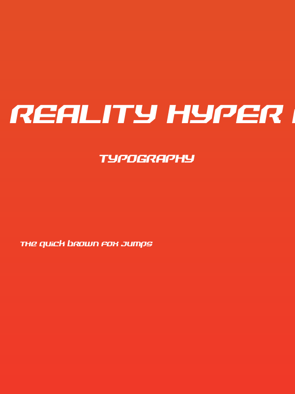Reality Hyper Regular Poster