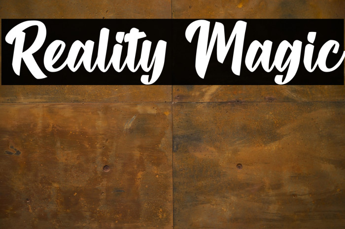 Reality Magic Example 1