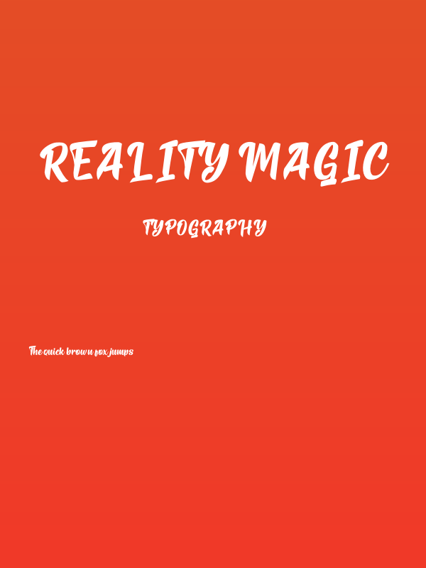 Reality Magic Poster