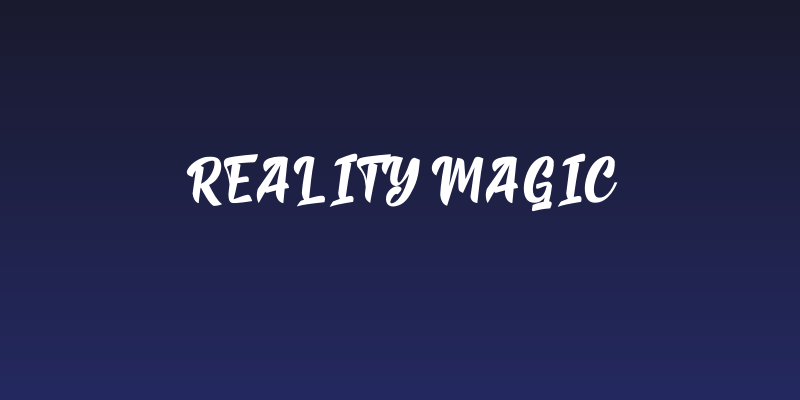 Reality Magic Social Header