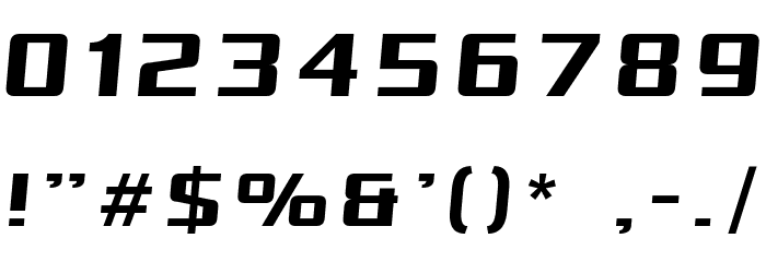 Reality Pursuit NC Font OTHER CHARS