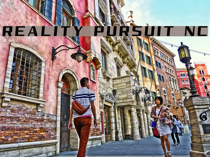 Reality Pursuit NC Font examples