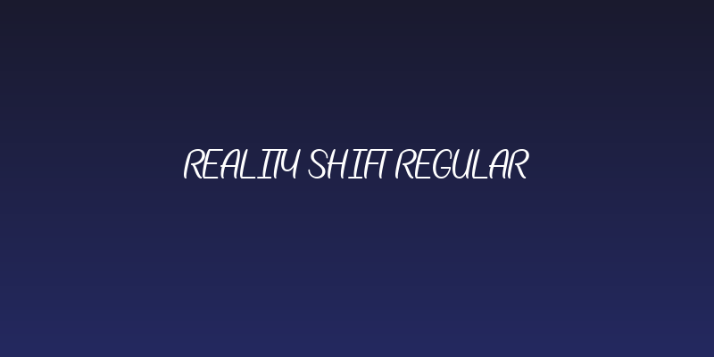 Reality Shift Regular Social Header